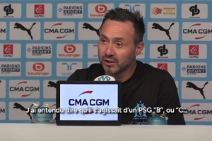 德泽尔比：马赛赢了巴黎却说他们派的是二队，我们需要更多尊重