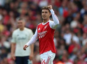 记者：苏维门迪今天照常参加阿森纳训练，约克雷斯没有参与